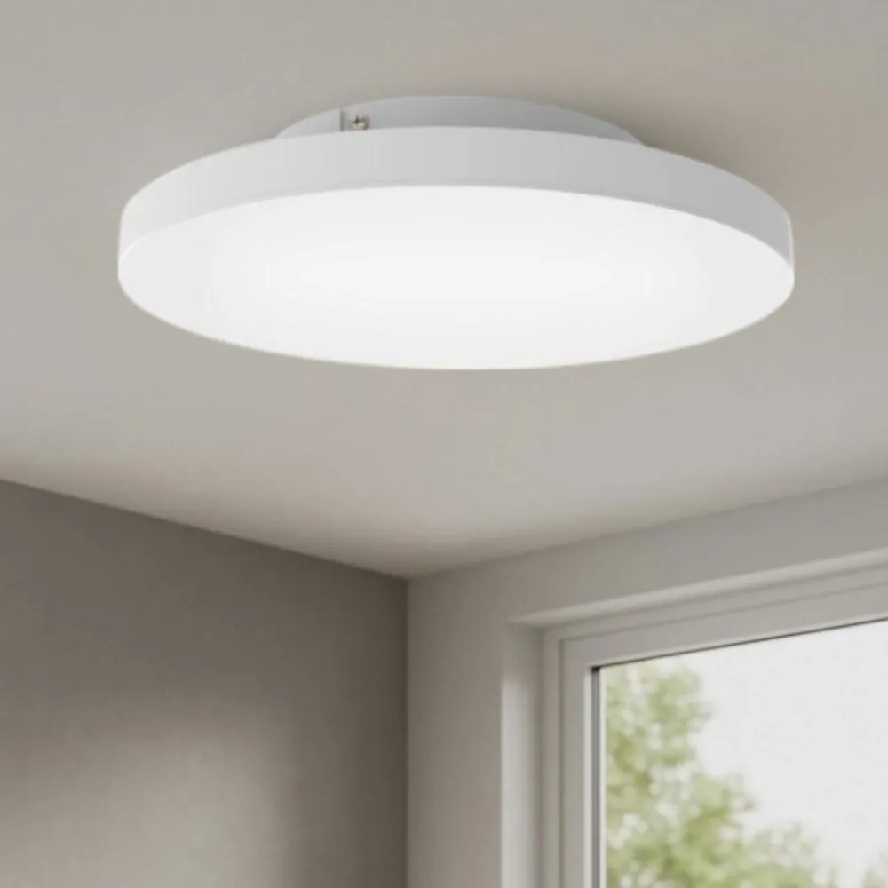 Plafoniere Moderne-Eglo Turcona plafoniera led smart rgb da 2700k a 6500k controllo remoto app