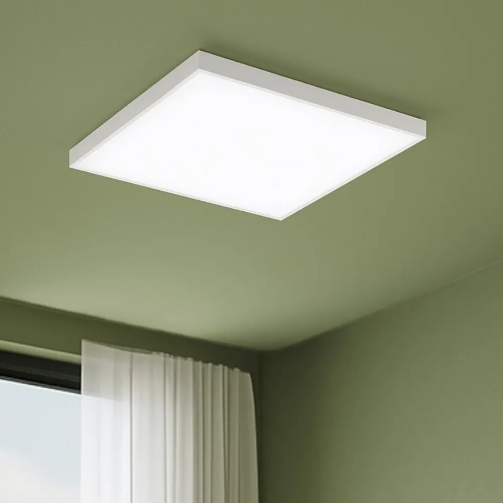Plafoniere Moderne-Eglo Turcona z plafoniera moderna controllo remoto app led rgb 2700k a 6500k