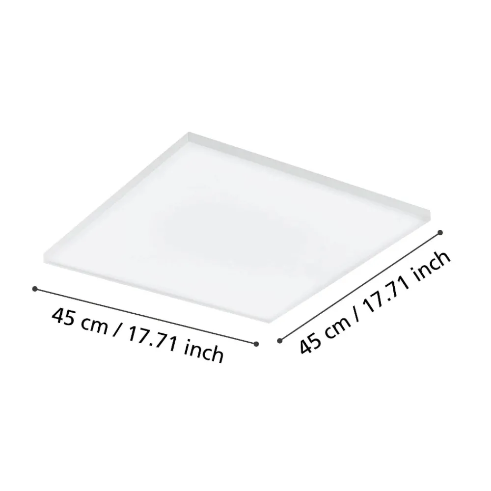 Plafoniere Moderne-Eglo Turcona z plafoniera moderna controllo remoto app led rgb 2700k a 6500k