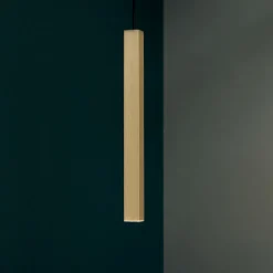 Lampade A Sospensione-Ideal Lux Ultrathin sp d040 lampada a sospensione moderno oro led