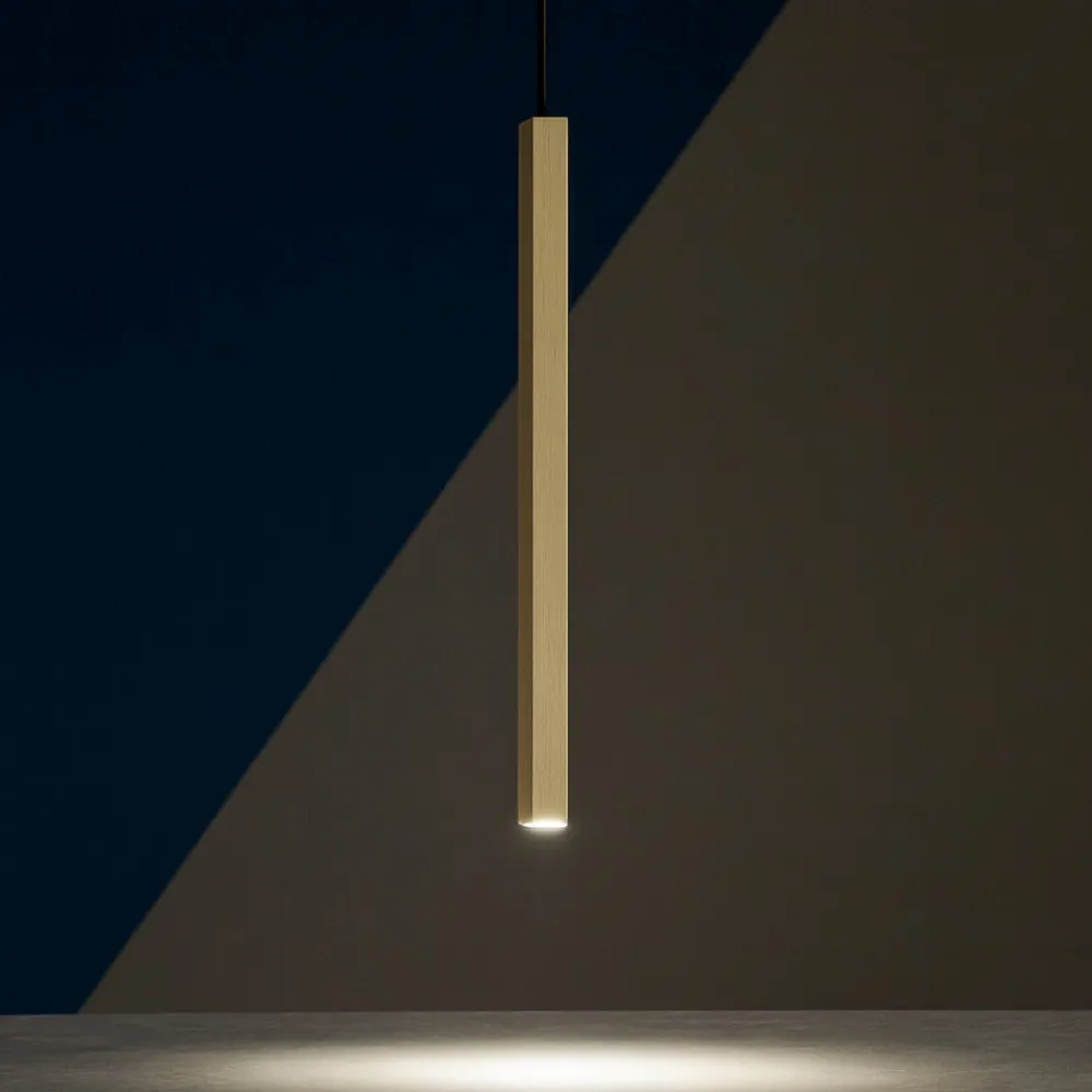 Lampade A Sospensione-Ideal Lux Ultrathin sp d100 squadra lampada a sospensioneoro per comodino