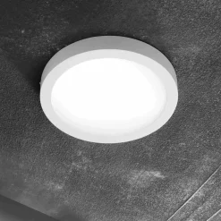 Plafoniere Moderne-Ideal Lux Universal pl d40 round 3000k piccola plafoniera tonda bianca