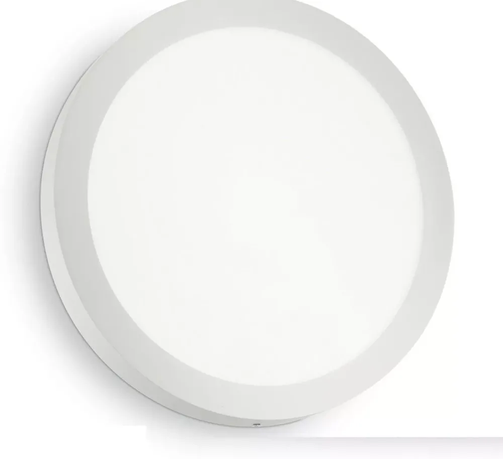 Plafoniere Moderne-Ideal Lux Universal pl d40 round 3000k piccola plafoniera tonda bianca