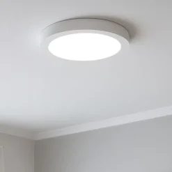 Plafoniere Moderne-Ideal Lux Universal pl d17 round 4000k plafoniera da cucina bianca