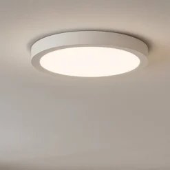 Plafoniere Moderne-Ideal Lux Universal pl d22 round 3000k plafoniera da cucina 18w bianca tonda