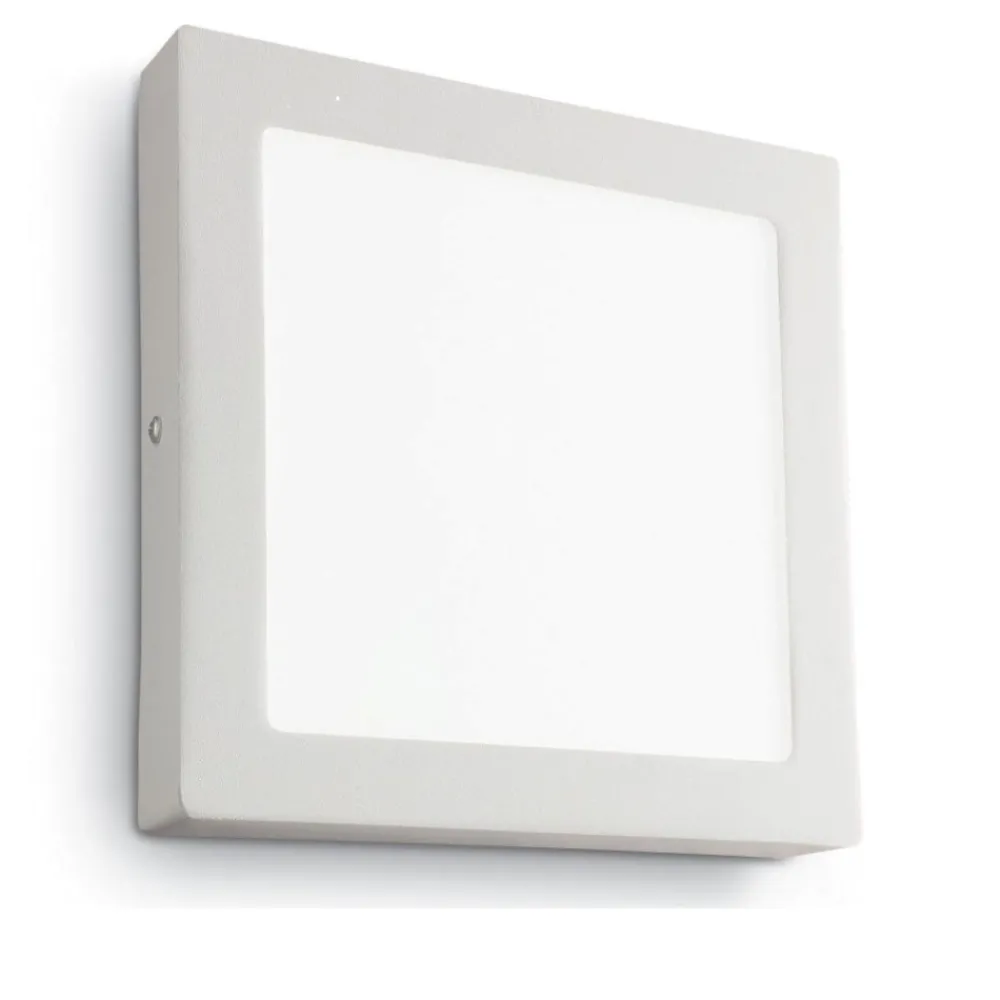 Plafoniere Moderne-Ideal Lux Universal pl d30 square plafoniera per cucina 24w 3000k bianca