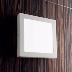 Plafoniere Moderne-Ideal Lux Universal pl d40 square plafoniera led 36w 3000k bianca quadrata