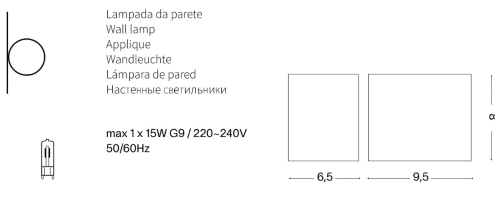Applique Da Esterno-Ideal Lux Up ap1 applique da esterno ip44 cubo nero luce mono emissione