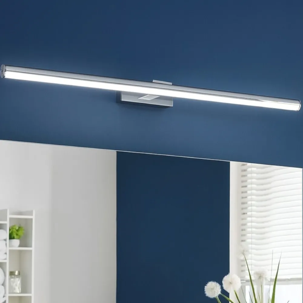Applique Da Bagno-Eglo Vadumi aplique da bagno per specchio design minimal led 4000k ip44