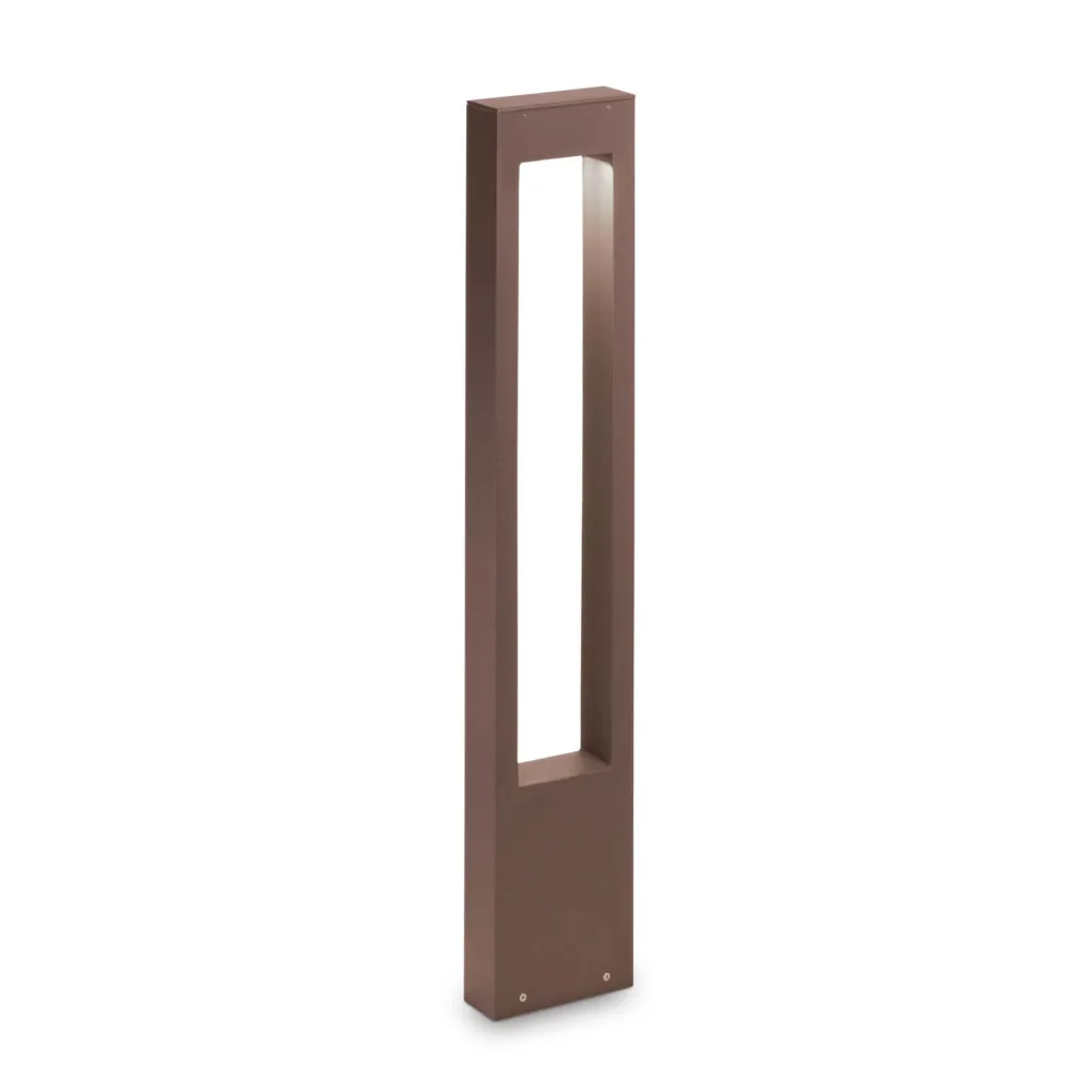 Lampioni Da Giardino-Ideal Lux Vega paletto lampione da giardino ip44 marrone