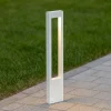 Lampioni Da Giardino-Ideal Lux Vega pt1 lampione moderno da giardino bianco