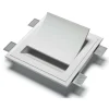 Applique Da Parete-Selezionato da Mazzolaluce Vela da incasso a parete applique lampada in gesso cristaly 16.5w 4000k