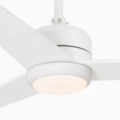 Ventilatori Da Soffitto-Selezionato da Mazzolaluce Ventilatoda soffitto bianco stanze max 28mq luce led 3000k app smart