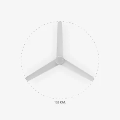 Ventilatori Da Soffitto-Selezionato da Mazzolaluce Ventilatoda soffitto bianco stanze max 28mq luce led 3000k app smart