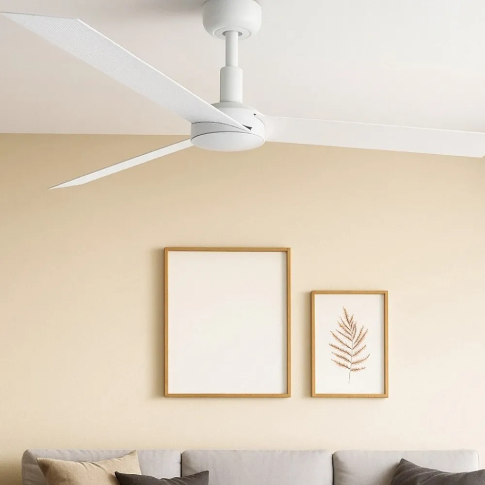 Ventilatori Da Soffitto-Selezionato da Mazzolaluce Ventilatore a pale bianco da soffitto 28mq