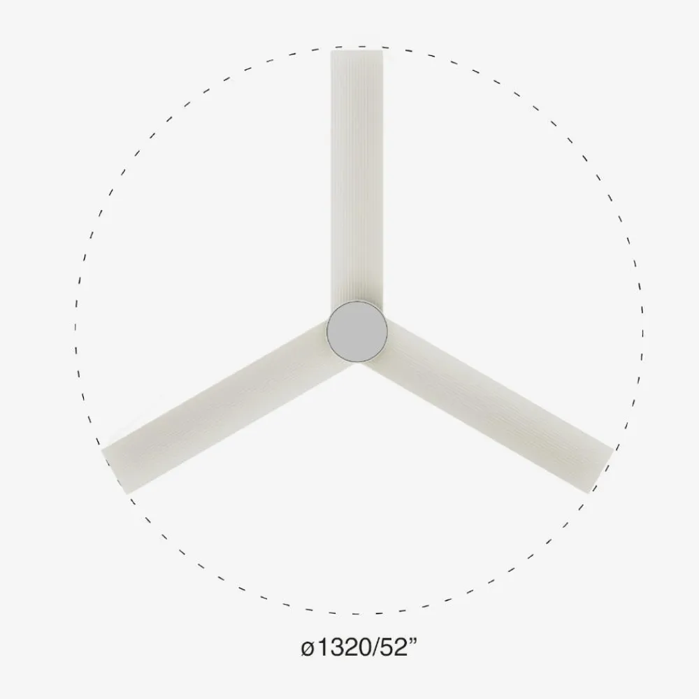 Ventilatori Da Soffitto-Selezionato da Mazzolaluce Ventilatore a pale da soffitto 28mq con luce silenzioso