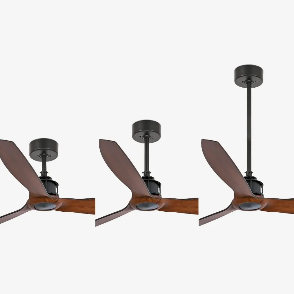 Ventilatori Da Soffitto-Selezionato da Mazzolaluce Ventilatore a pale effetto legno da soffitto 17mq