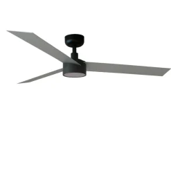 Ventilatori Da Soffitto-Selezionato da Mazzolaluce Ventilatore a pale nero da soffitto con luce 28mq