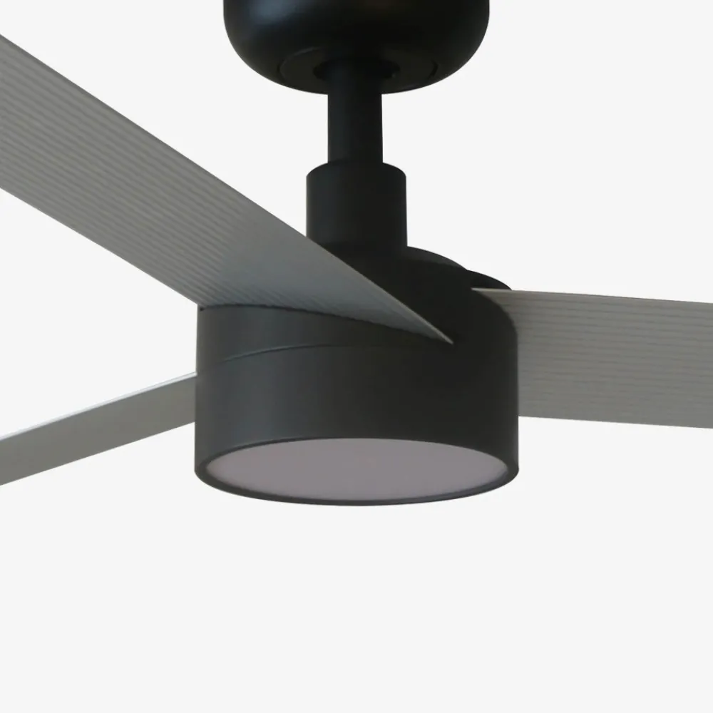 Ventilatori Da Soffitto-Selezionato da Mazzolaluce Ventilatore a pale nero da soffitto con luce 28mq