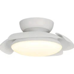 Ventilatori Da Soffitto-Selezionato da Mazzolaluce Ventilatore a plafoniera con telecomando pale motorizzate richiudibili bianco 20mq