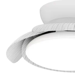 Ventilatori Da Soffitto-Selezionato da Mazzolaluce Ventilatore a plafoniera con telecomando pale motorizzate richiudibili bianco 20mq