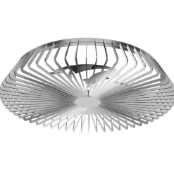 Ventilatori Da Soffitto-Selezionato da Mazzolaluce Ventilatore a plafoniera grigio silenzioso da soffitto 18mq con telecomando
