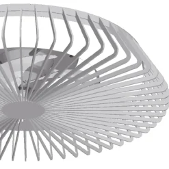 Ventilatori Da Soffitto-Selezionato da Mazzolaluce Ventilatore a plafoniera grigio silenzioso da soffitto 18mq con telecomando
