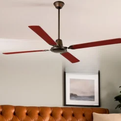 Ventilatori Da Soffitto-Selezionato da Mazzolaluce Ventilatore a soffitto con pale in legno 28mq