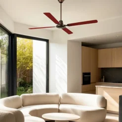 Ventilatori Da Soffitto-Selezionato da Mazzolaluce Ventilatore a soffitto con pale in legno 28mq