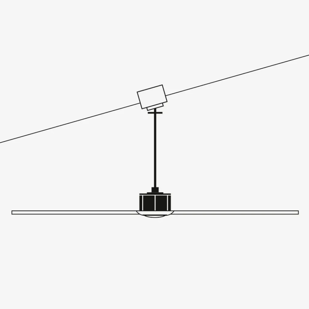 Ventilatori Da Soffitto-Selezionato da Mazzolaluce Ventilatore a soffitto con pale in legno 28mq