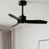 Ventilatori Da Soffitto-Selezionato da Mazzolaluce Ventilatore a soffitto 13mq pale nero silenzioso