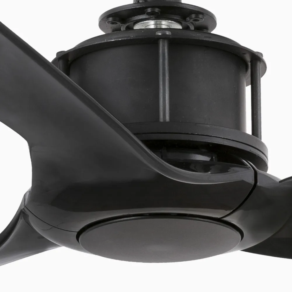 Ventilatori Da Soffitto-Selezionato da Mazzolaluce Ventilatore a soffitto 13mq pale nero silenzioso