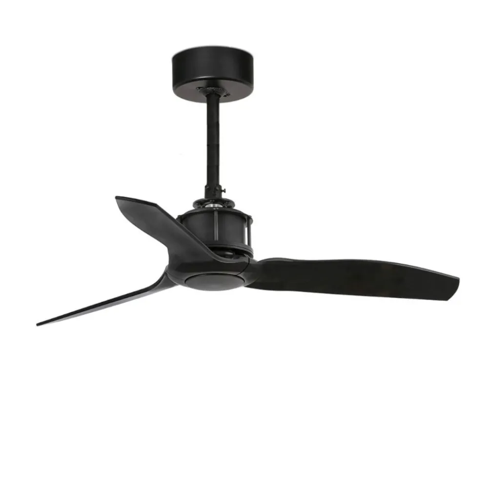 Ventilatori Da Soffitto-Selezionato da Mazzolaluce Ventilatore a soffitto 13mq pale nero silenzioso