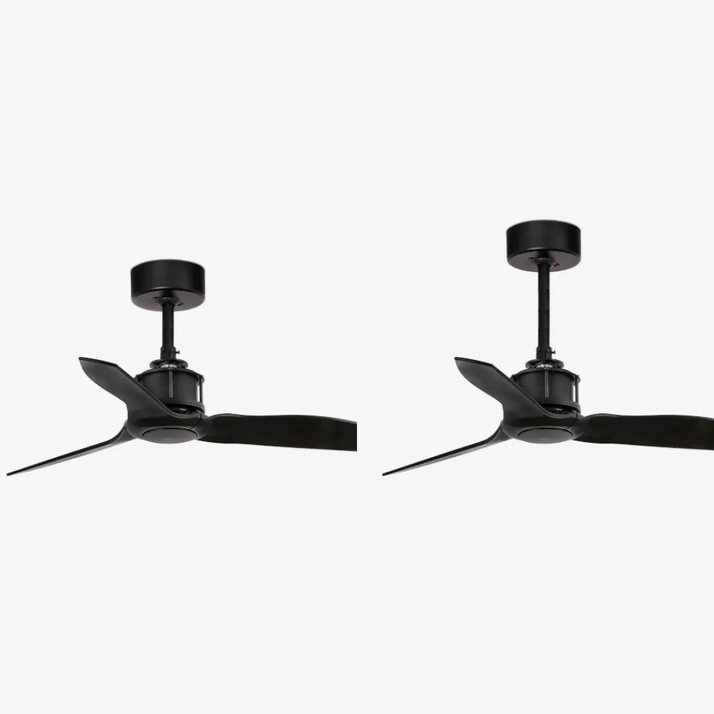 Ventilatori Da Soffitto-Selezionato da Mazzolaluce Ventilatore a soffitto 13mq pale nero silenzioso