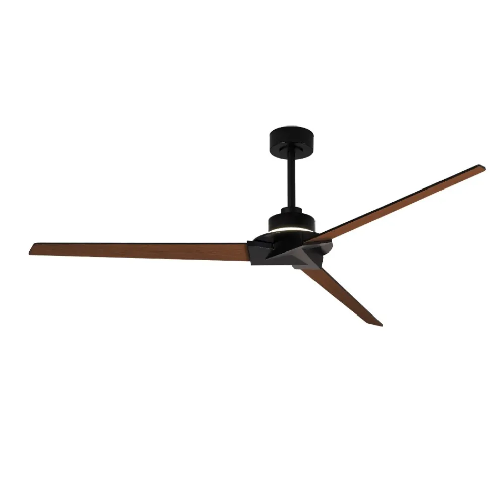 Ventilatori Da Soffitto-Selezionato da Mazzolaluce Ventilatore a soffitto nero per esterno con luce telecomando app 20mq