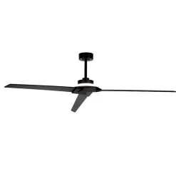 Ventilatori Da Soffitto-Selezionato da Mazzolaluce Ventilatore a soffitto nero per esterno con luce telecomando app 20mq