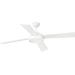 Ventilatori Da Soffitto-Selezionato da Mazzolaluce Ventilatore bianco a pale con luce silenzioso 28mq