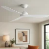 Ventilatori Da Soffitto-Selezionato da Mazzolaluce Ventilatore bianco da soffitto 28mq a pale