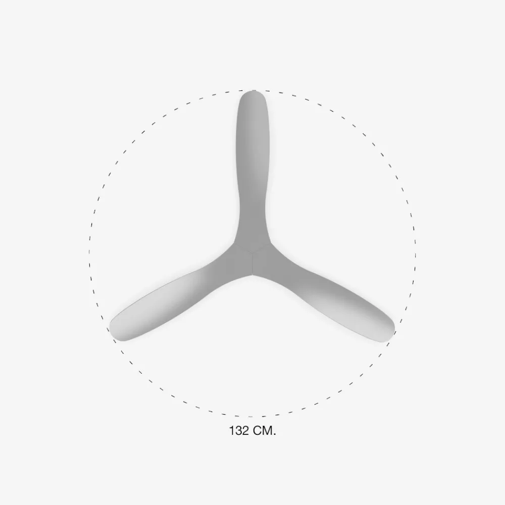 Ventilatori Da Soffitto-Selezionato da Mazzolaluce Ventilatore bianco da soffitto 28mq a pale