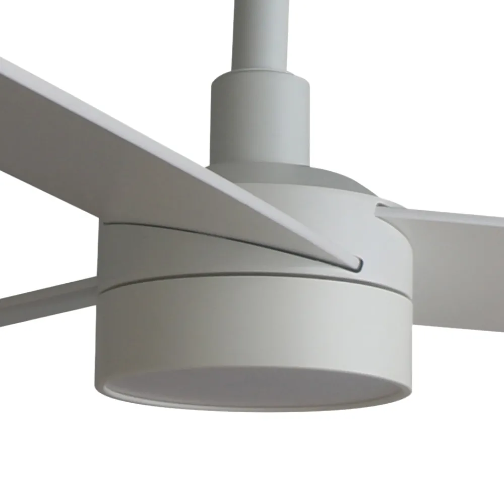 Ventilatori Da Soffitto-Selezionato da Mazzolaluce Ventilatore con luce da soffitto bianco 28mq