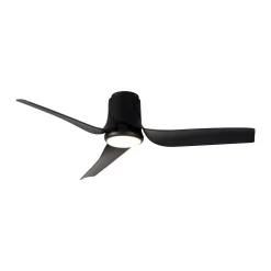 Ventilatori Da Soffitto-Selezionato da Mazzolaluce Ventilatore con luce da soffitto nero led cct con telecomando e app