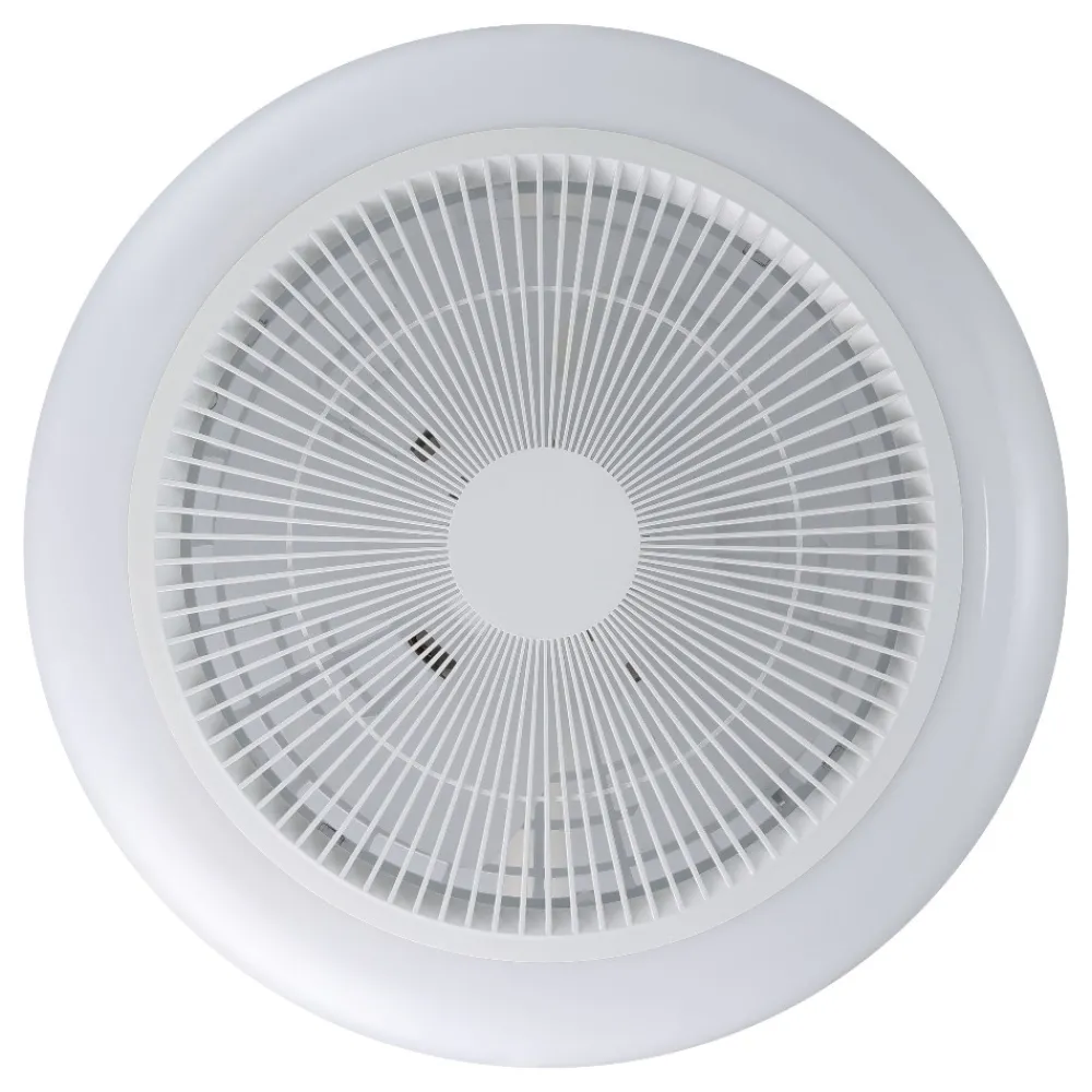 Ventilatori Da Soffitto-Eglo Ventilatore con plafoniera ambienti 13-20mq led cct sayulita
