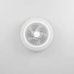 Ventilatori Da Soffitto-Eglo Ventilatore con plafoniera bianco con telecomando led cct salvador