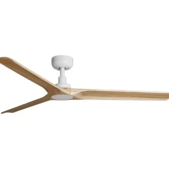 Ventilatori Da Soffitto-Selezionato da Mazzolaluce Ventilatore da soffitto ambienti 28mq bianco pale legno motore dc app tuya