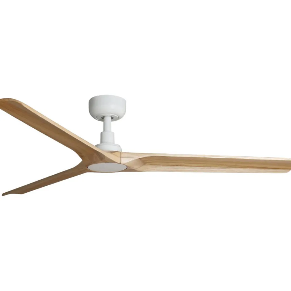 Ventilatori Da Soffitto-Selezionato da Mazzolaluce Ventilatore da soffitto ambienti 28mq bianco pale legno motore dc app tuya
