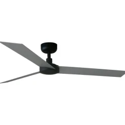 Ventilatori Da Soffitto-Selezionato da Mazzolaluce Ventilatore da soffitto a pale nero grigio 28mq silenzioso