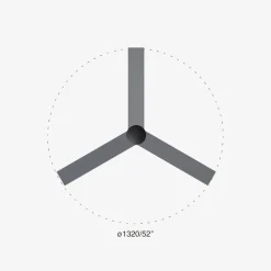 Ventilatori Da Soffitto-Selezionato da Mazzolaluce Ventilatore da soffitto a pale nero grigio 28mq silenzioso