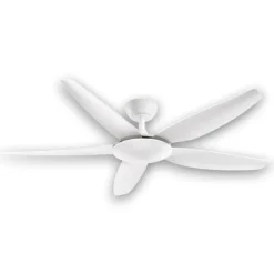 Ventilatori Da Soffitto-Selezionato da Mazzolaluce Ventilatore da soffitto bianco ambienti 20mq con telecomando