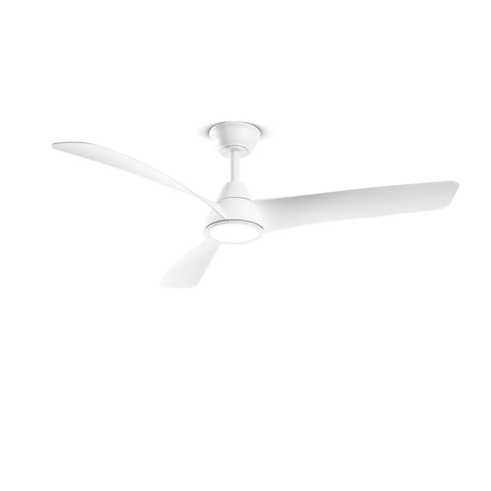 Ventilatori Da Soffitto-Selezionato da Mazzolaluce Ventilatore da soffitto bianco bianco 20mq con luce e telecomando