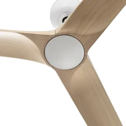 Ventilatori Da Soffitto-Selezionato da Mazzolaluce Ventilatore da soffitto bianco pale legno silenzioso 18mq